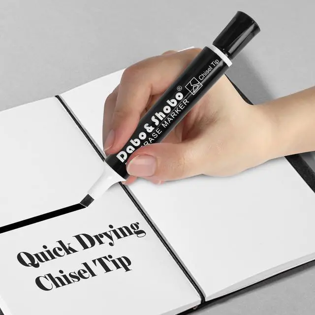 Alt view image 5 of 7 - Dry Erase Markers 24 Pack, 10 Assorted Colors With Low Odor Ink, Chisel Tip, Whiteboard Markers For Office