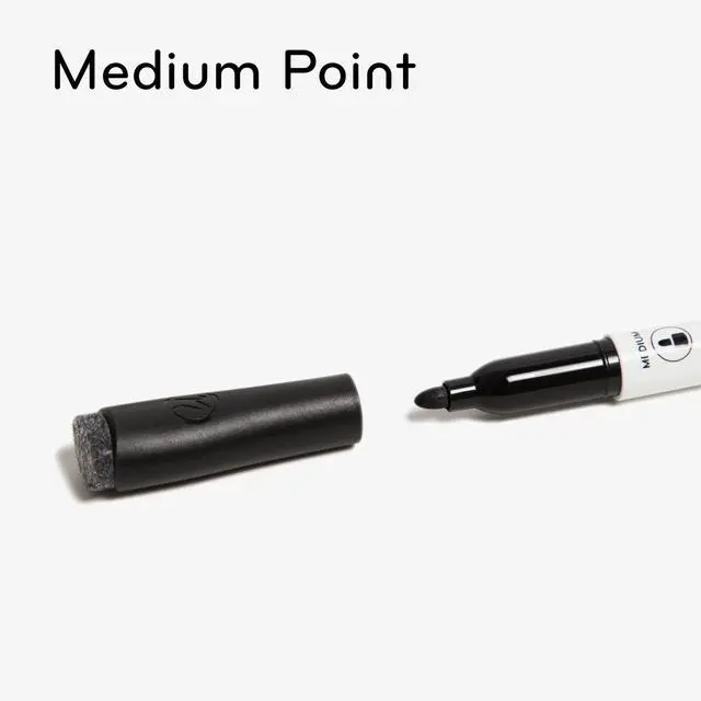 Alt view image 5 of 7 - Fine Tip Dry Erase Markers with Eraser, Low Odor Whiteboard Markers Fine Tip, Assorted Bright Colors, Set of 8