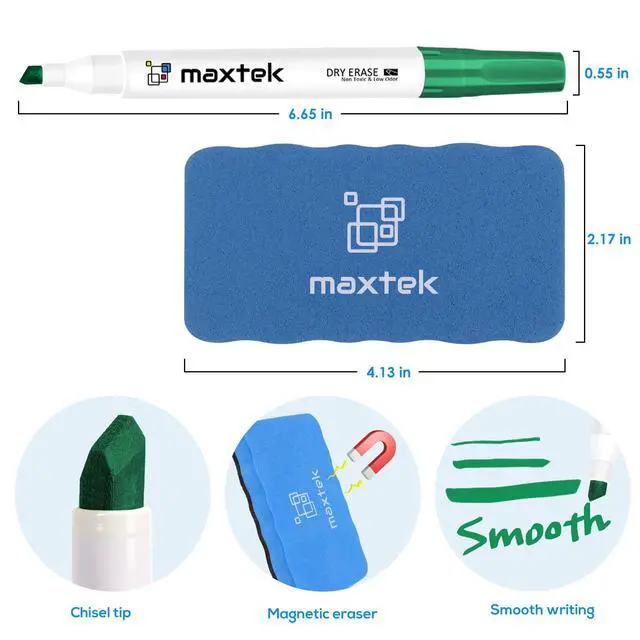 Alt view image 2 of 7 - Green Dry Erase Markers 4 Count