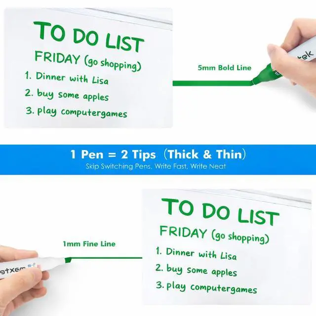 Alt view image 5 of 7 - Green Dry Erase Markers 4 Count
