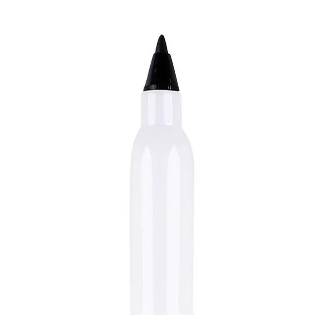 Alt view image 4 of 5 - Low Odor Ultra Fine Tip Dry Erase Whiteboard Markers for Teacher Supplies, Black, 12-Pack