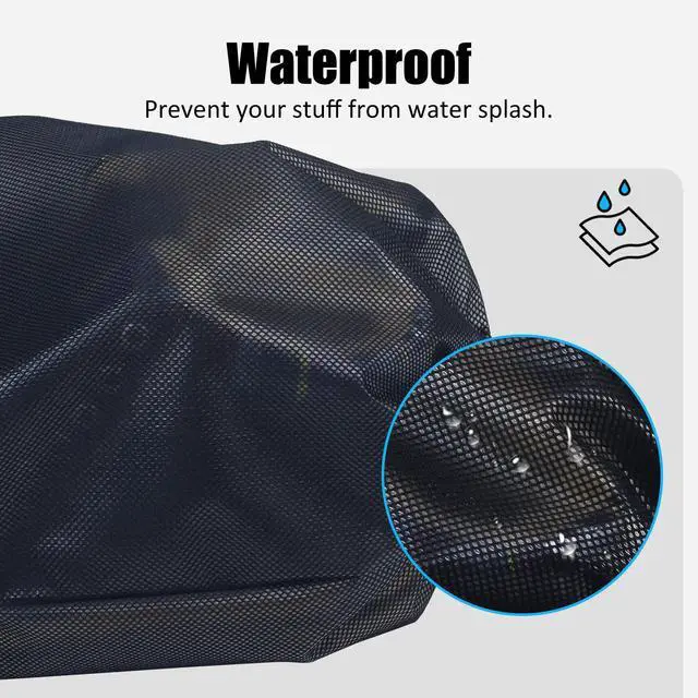 Alt view image 6 of 7 - Shoe Bags for Travel, Shoe Storage Bag with Drawstring, Packing Organizer for Sneakers, Gym, Luggage, Closet, Weekender Overnight Travel Essentials