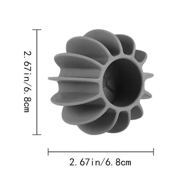 Alt view image 2 of 7 - 4Pcs 2023 Reusable Laundry Balls Laundry Scrubbing Balls for Washing,1PC Machine Silicone Steamer Dryer Balls Washer Balls Washing Ball
