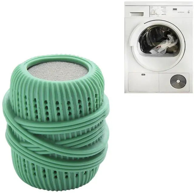 Main image of Washing Machine Laundry Ball Reusable Fabric Softener Dispense Ball for Washing Sponge Cleaning Tool Household Substitute (Green)