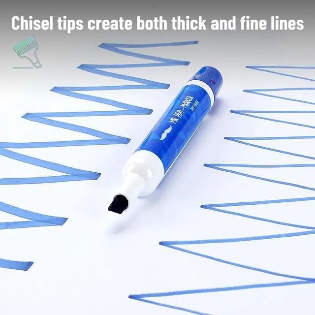 Alt view image 3 of 6 - Dry Erase Markers, 16 Pack, Assorted Colors, Low Odor Ink