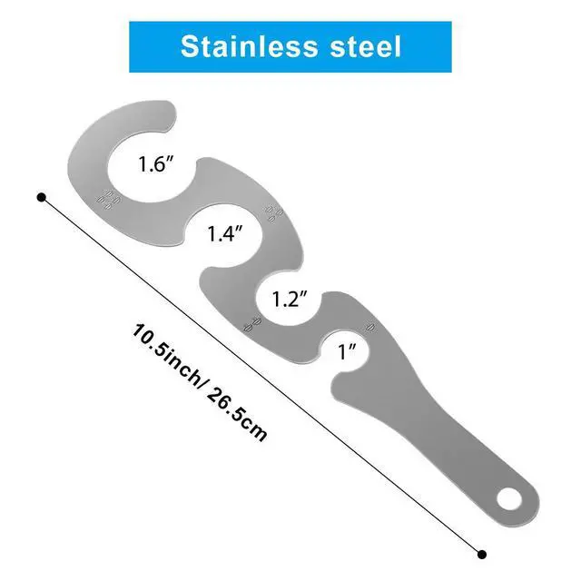 Alt view image 4 of 7 - Spaghetti Pasta Measurer Tool with 4 Serving, Stainless Steel Spaghetti Measure Portion Control Gadgets for Kitchen Cooking Tool