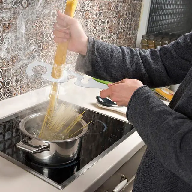 Alt view image 7 of 7 - Spaghetti Pasta Measurer Tool with 4 Serving, Stainless Steel Spaghetti Measure Portion Control Gadgets for Kitchen Cooking Tool