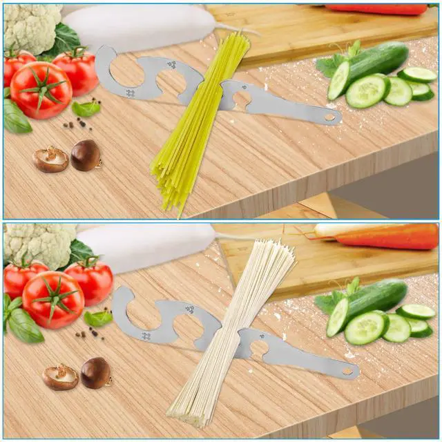 Alt view image 2 of 7 - Spaghetti Pasta Measurer Tool with 4 Serving, Stainless Steel Spaghetti Measure Portion Control Gadgets for Kitchen Cooking Tool