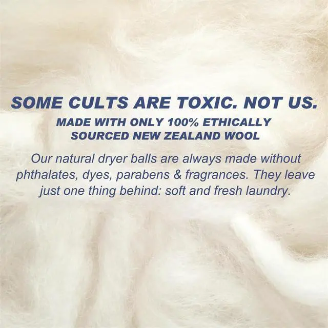 Alt view image 3 of 7 - Wool Laundry Ball Pack of 6 Tumble Dryer Wool Ball Fabric Softener Alternative Reusable Wool Laundry Balls NatureS Fabric Softeners for Fluffs Clothes
