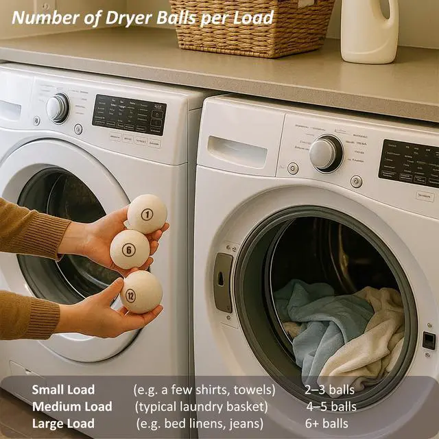 Alt view image 5 of 7 - Wool Dryer Balls Laundry, XL(2.7") 4 Pack, Premium Fabric Softener Ball, Reusable, Anti Static, Chemical Free Natural Wool Balls for Dryer, Laundry Dryer Balls 100% New Zealand Wool