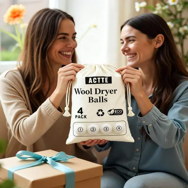 Alt view image 7 of 7 - Wool Dryer Balls Laundry, XL(2.7") 4 Pack, Premium Fabric Softener Ball, Reusable, Anti Static, Chemical Free Natural Wool Balls for Dryer, Laundry Dryer Balls 100% New Zealand Wool