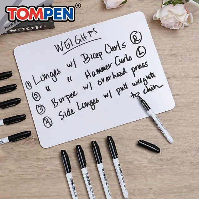Alt view image 7 of 7 - Dry Erase Markers Chisel Tip Black,48 Count Bulk,Erasable Whiteboard Markers with Low Odor Ink Quick-Drying for Calendar Boards Office Home School Writing Planning