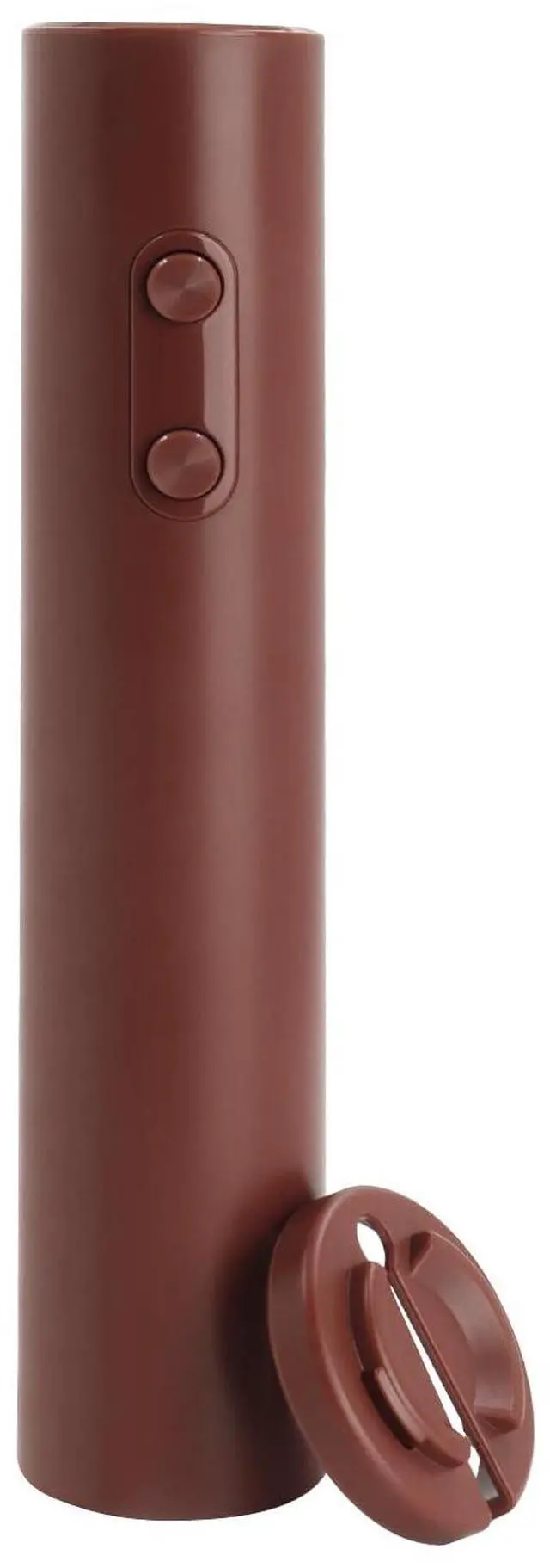 Main image of Lightweight Electric Wine Opener, 4 AA Not Included, Red | Lightweight ABS design with foil cutter and two-button cork removal. Powered by 4 AA batteries; batteries not included.