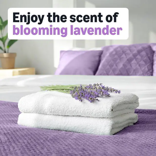 Alt view image 3 of 6 - Dryer Sheets Laundry Fabric Softener, Blooming Lavender, Reduces Static Cling, Fights Wrinkles, 160 Count