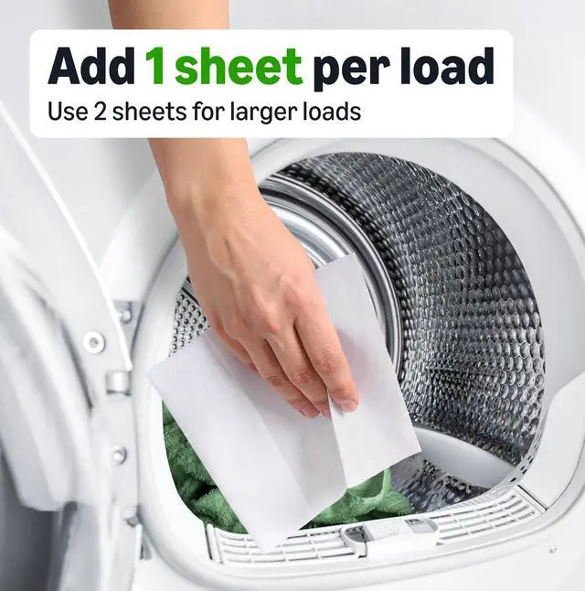 Alt view image 5 of 6 - Dryer Sheets Laundry Fabric Softener, Fresh Scent, Reduces Static, Softens Clothes, Fights Wrinkles, 160 Count