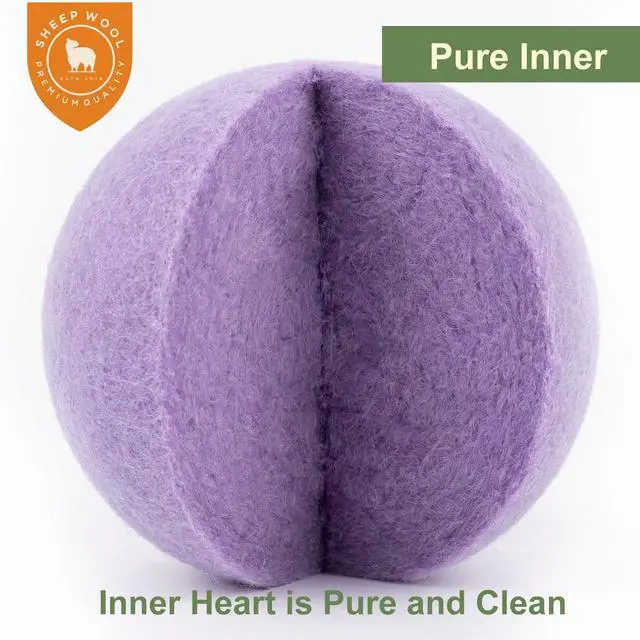 Alt view image 3 of 7 - Wool Dryer Balls 3 Pack XL, Natural Fabric Softener New Zealand Wool, Handmade Laundry Dryer Balls, Reusable 1000 Loads,Wrinkles Free, Shorten Drying Time(3 Pack, Colorful