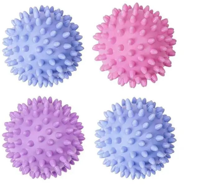 Main image of Reusable Laundry Dryer Balls - Eco Friendly Fabric Softener Alternatives Soften and Fluff Laundry Wrinkle Release(Set of 4 Random Color)