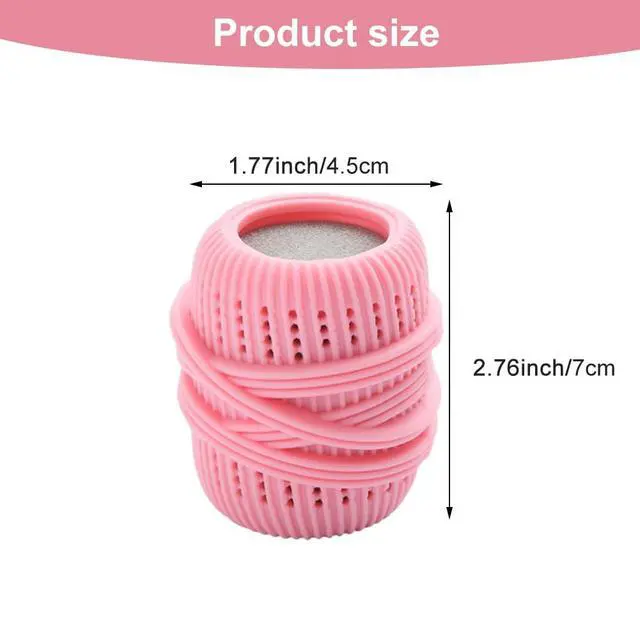 Alt view image 2 of 7 - 3pcs/Set Washing Machine Laundry Ball, Fabric Softener Dispenser, Reusable Laundry Sponge Ball for Washer, Dryer, Household Substitute