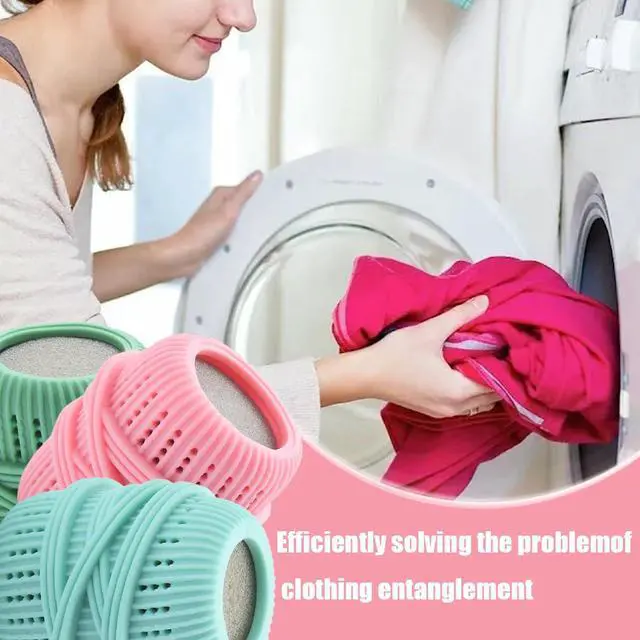 Alt view image 3 of 6 - 3 Pcs Reusable Fabric Softener Dispenser Balls Laundry Dryer Balls Washing Machine Refillable Ball Substitute Softening Static Removal Household Cleaning Tools
