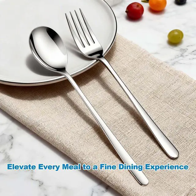 Alt view image 5 of 7 - Set of 6 Premium Korean Soup Spoons, 8 Inch