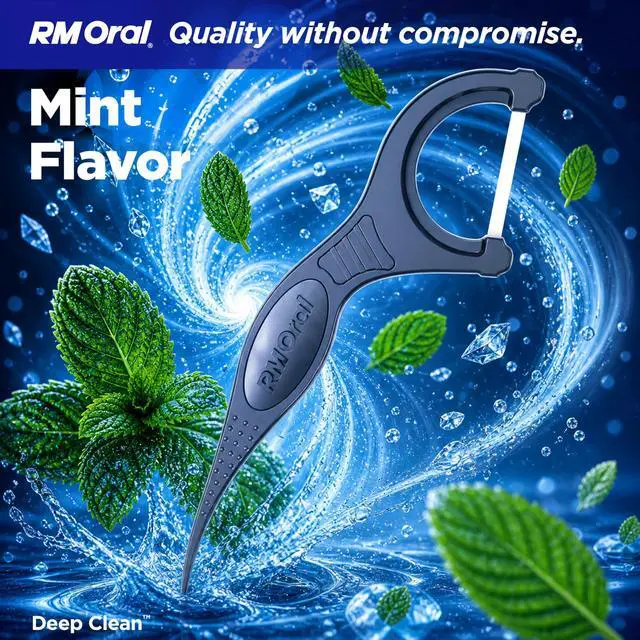 Alt view image 6 of 7 - Deep Clean Premium Flossers, Mint Dental Flossers - 90 Count