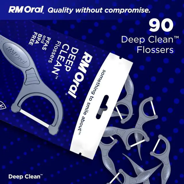 Alt view image 7 of 7 - Deep Clean Premium Flossers, Mint Dental Flossers - 90 Count