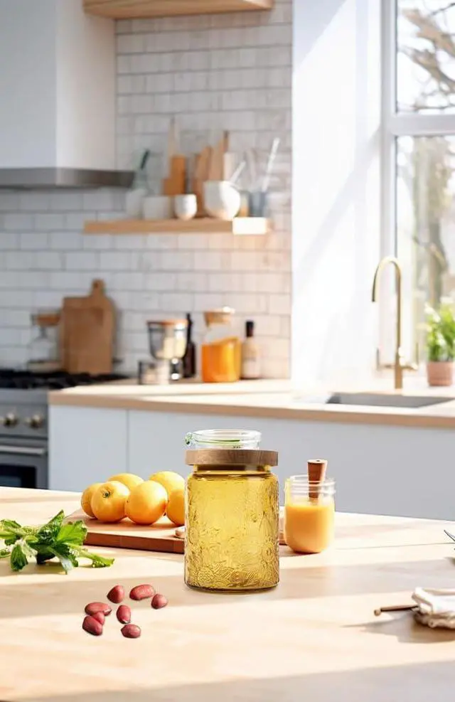 Alt view image 5 of 7 - 2 Pack Glass Storage Jar with Bamboo Lid, 23.7 FL Oz Kitchen Glass Food Storage Containers for Candy, Coffee Tea Beans, Oats,Flour, Grains
