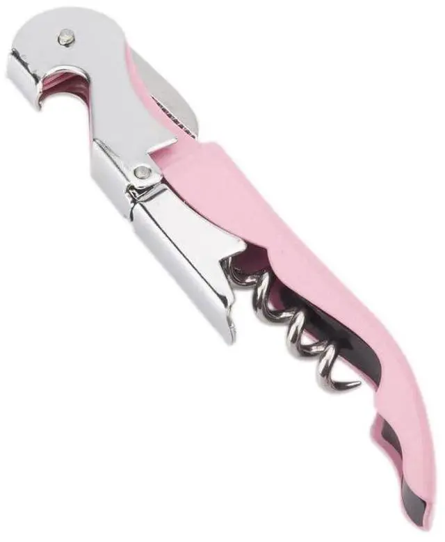 Main image of Waiter Corkscrew Professional Wine Opener with Foil Cutter,Manual Wine Bottle Opener for Servers, Bartenders and Waiter (1, Pink)