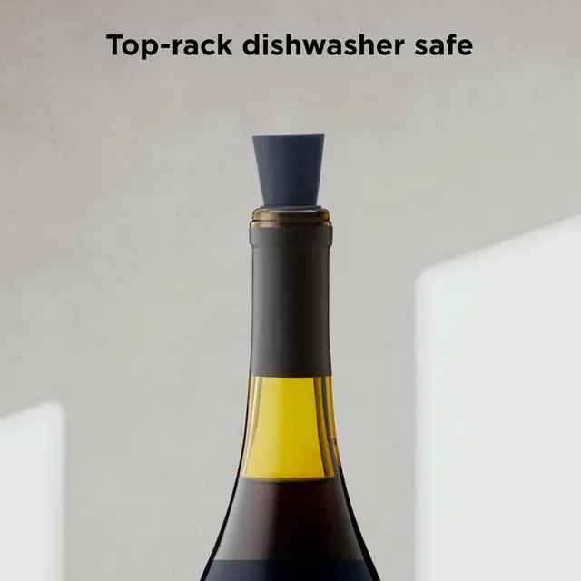Alt view image 7 of 7 - W6121 Bottle Stoppers Set of 4, Multicolor Wine Bottle Caps to Preserve Freshness, Stylish and Durable, Perfect for Parties and Gifts