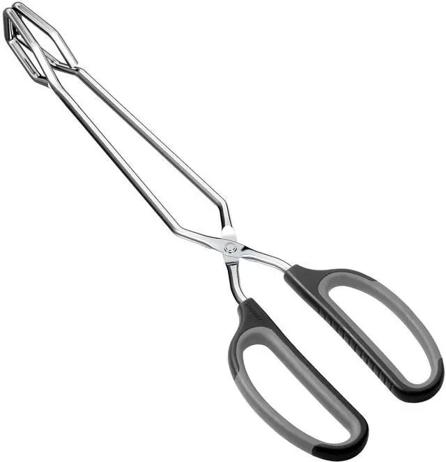 Main image of Scissor Tongs with Comfort-Grip Handle 12-Inch Cooking Tongs