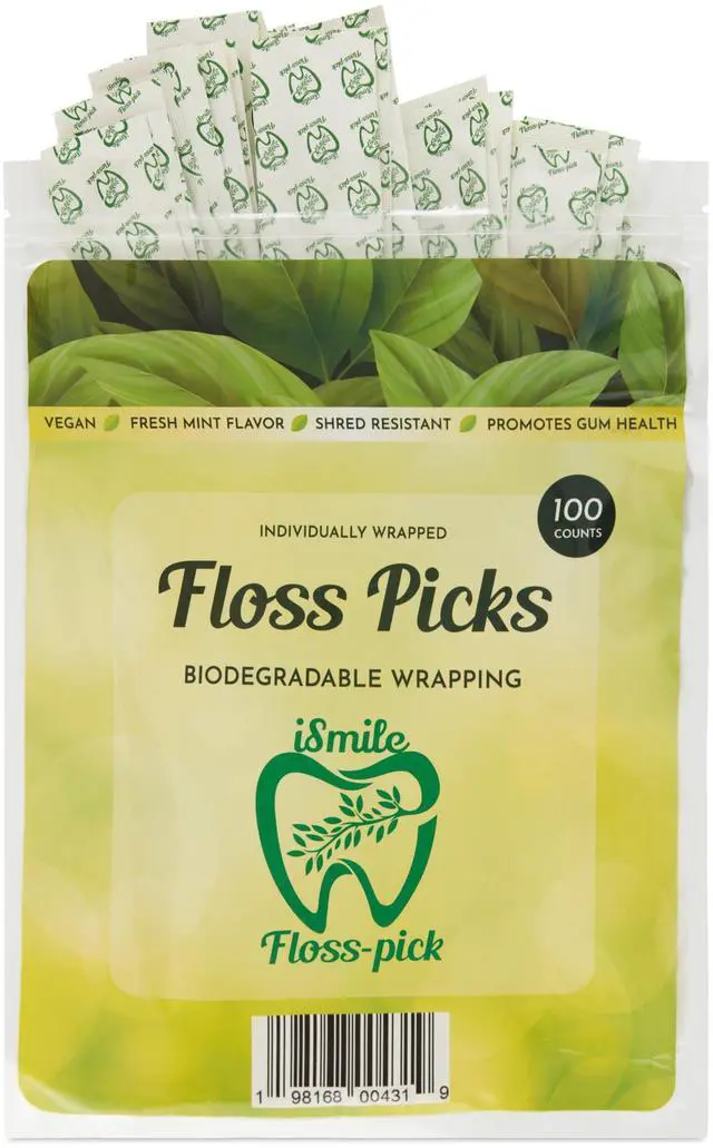 Main image of Individually Wrapped in Biodegradable Paper, Extra Mint Flavor, Promotes Gum Health, Shred Resistent
