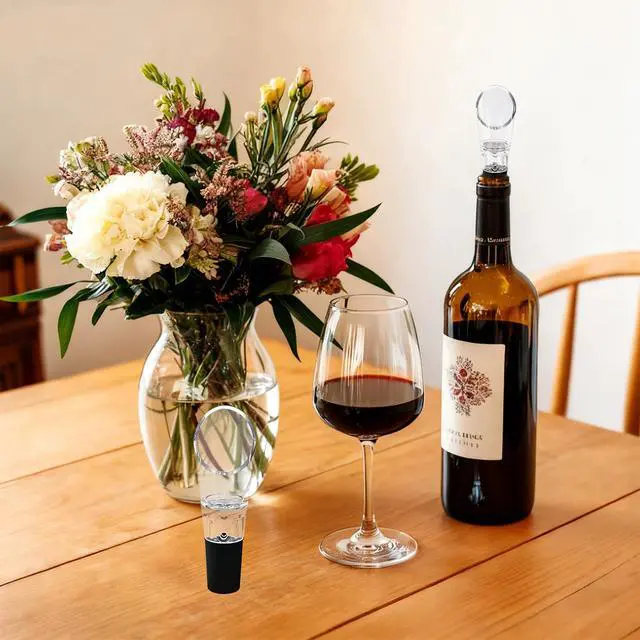 Alt view image 7 of 7 - 2 Pcs 2-in-1 Wine Aerator Pourers, Aerating Spouts for Wine Bottles | 2-Piece Set,2-in-1 Function,In-Pour Aeration,Controlled Serving,Versatile Occasions,Aerating Spouts for Wine Bottles