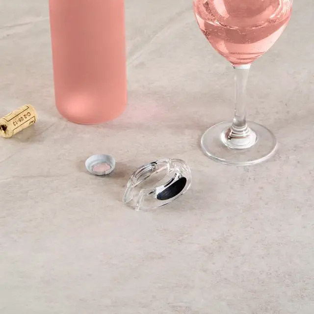 Alt view image 3 of 7 - Wine Bottle Foil Cutter 1 Piece 1.9 x 0.7 Inches Ergonomic Wine Foil Remover Portable Opener Tool Durable Plastic Clear Razor-Sharp Accessory for Easy Removal