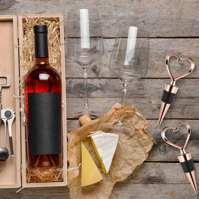 Alt view image 5 of 7 - Wine Stopper 3Pack Wine Bottle Stopper Reusable Wine Stoppers Leak Proof Wine Corks Bottle Cover for Keeping Standard Bottles Wine Champagne Fresh