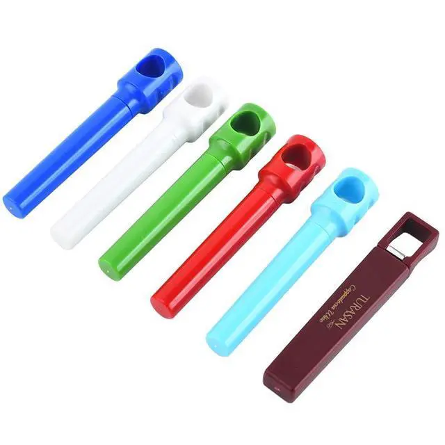 Main image of 5Pcs Random Color Travel Pocket Wine Corkscrew Portable Wine Opener Cork Opener Mini Screw Restaurant Bottle Travel Gifts Opener Cool Pocket