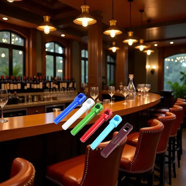 Alt view image 2 of 7 - 5Pcs Random Color Travel Pocket Wine Corkscrew Portable Wine Opener Cork Opener Mini Screw Restaurant Bottle Travel Gifts Opener Cool Pocket