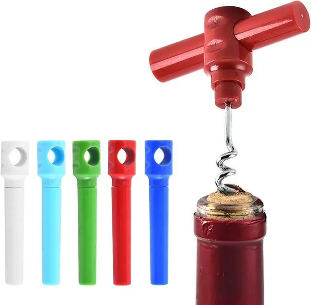 Alt view image 6 of 7 - 5Pcs Random Color Travel Pocket Wine Corkscrew Portable Wine Opener Cork Opener Mini Screw Restaurant Bottle Travel Gifts Opener Cool Pocket