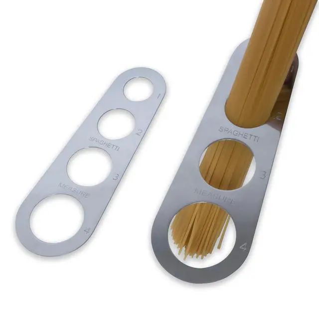 Alt view image 4 of 6 - Stainless Steel Spaghetti Measurer Tool Quick Pasta Measuring Tool for Kitchen Cooking Tool (Silver, 1pcs)