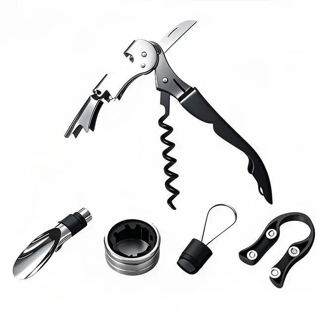 Main image of Corkscrew Wine Opener,Cork Screw Wine Bottle Opener,Wine Key for Servers