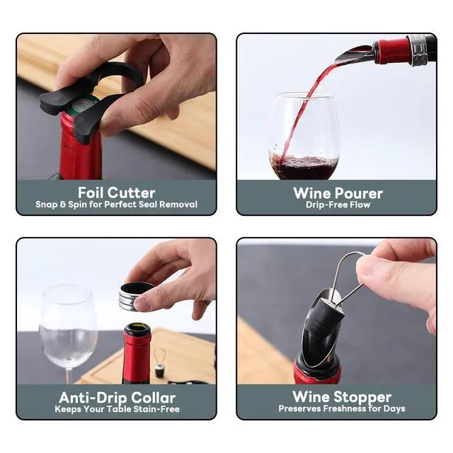 Alt view image 3 of 7 - Corkscrew Wine Opener,Cork Screw Wine Bottle Opener,Wine Key for Servers