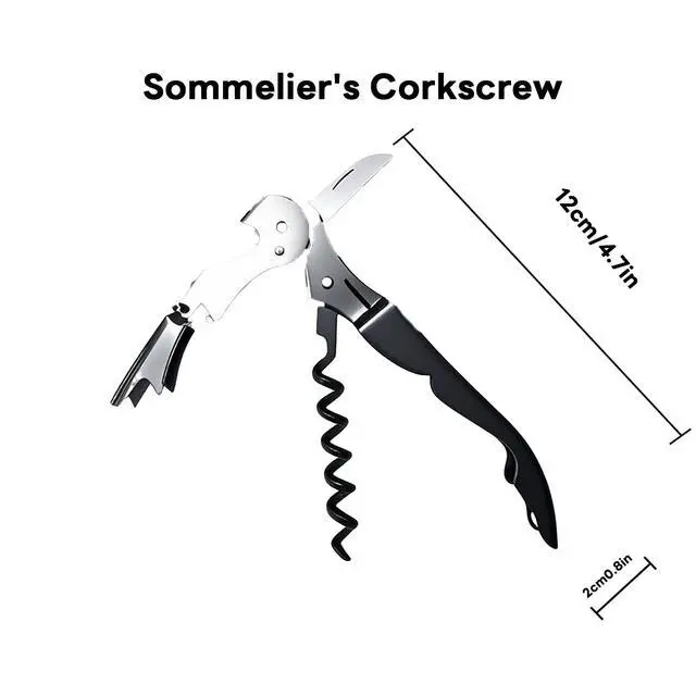 Alt view image 6 of 7 - Corkscrew Wine Opener,Cork Screw Wine Bottle Opener,Wine Key for Servers