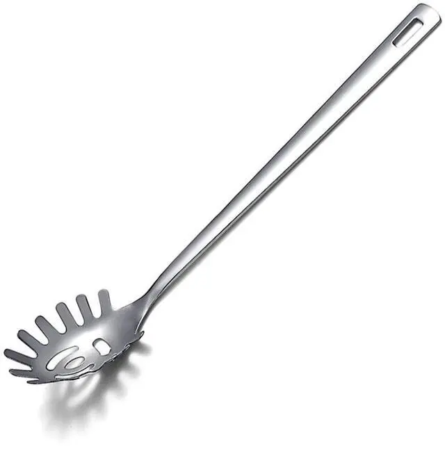 Main image of Spaghetti Spoon, Berglander Pasta Server, Stainless Steel Pasta Spoon, Pasta Fork, Noddle Fork, Heat Resistant, Dishwasher Safe, Easy to Clean