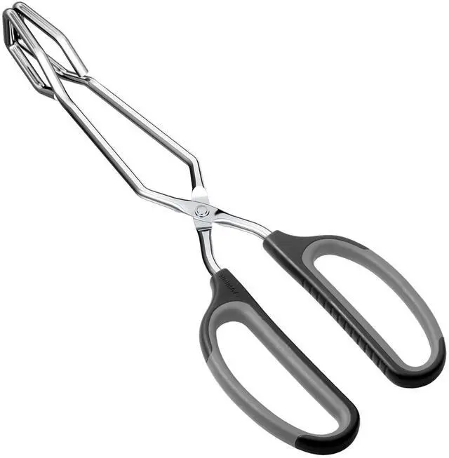 Main image of Scissor Tongs 10-Inch Stainless Steel Scissor Style Tongs