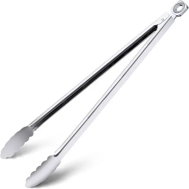 Main image of 17" Extra Long Metal Tongs,Grilling Tongs,Stainless Steel Tongs for Cooking