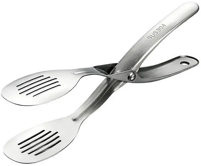 Main image of Stainless Steel Kitchen Scissor Heat-Resistant Tongs for Cooking