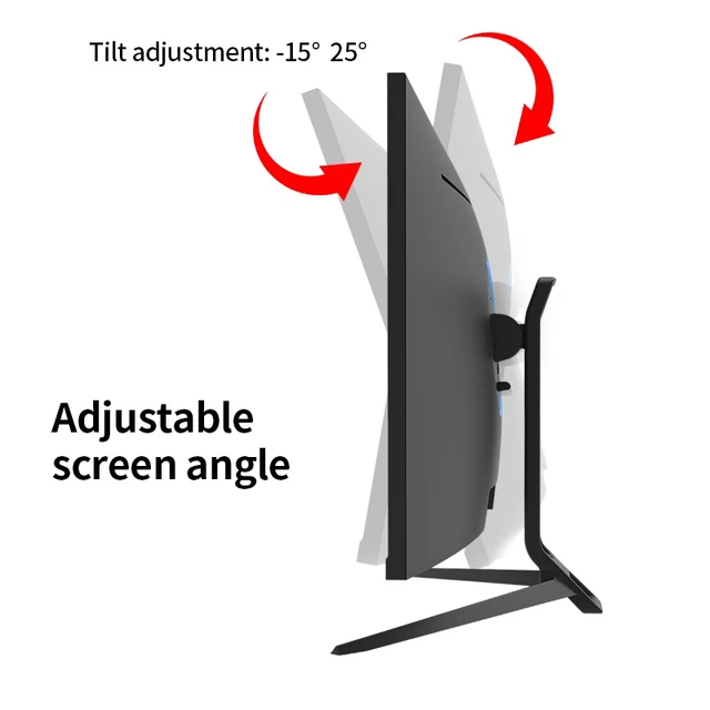 Alt view image 7 of 7 - Gawfolk 34" Curved Ultrawide Gaming Monitor, 21:9 Aspect Ratio WQHD 2560 x 1080, 120Hz Refresh Rate, 100% sRGB Wide Color Gamut, 3000:1 Contrast Ratio, Freesync, VESA Mount 75x75mm, Tilt Adjustment fo