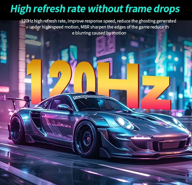 Alt view image 2 of 7 - Gawfolk 34" 1500R Curved Ultrawide Gaming Monitor, 21:9 UWQHD 3440 x 1440, 120Hz Refresh Rate, 1ms GTG Response Time, 100% sRGB, FreeSync, VESA Mount 75x75mm, Tilt Adjustment for PC Gaming & Home Offi