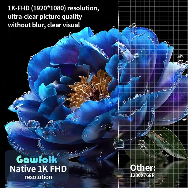 Alt view image 6 of 7 - Gawfolk 27" 180Hz Curved Gaming Monitor FHD 1920x1080, Adaptive Sync, 1800R, 16.7M Colors, 100% sRGB, VESA Mountable, Tilt Adjustable