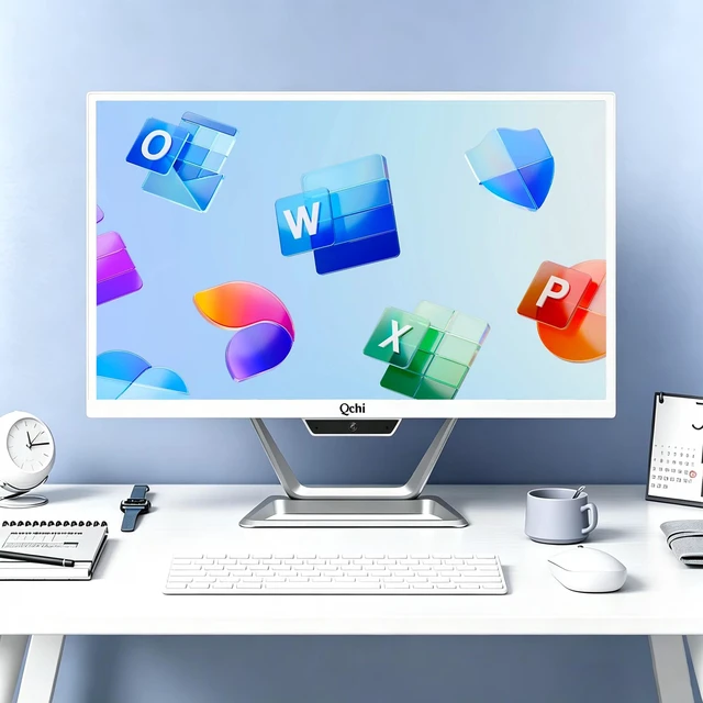 Alt view image 2 of 7 - Qehi 21.5"Inch All-in-One Desktop Computer Core I5 Up to 3.5G 16G RAM 256G SSD Wi-Fi6 Includes Keyboard & Mouse