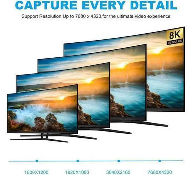 Alt view image 4 of 6 - DisplayPort Cable Ultra HD 8K 4K Copper Cord DP 1.4 HBR3 8K@60Hz 4K@144Hz High Speed 32.4Gbps HDCP 3D Slim and Flexible DP to DP Cable 3m 10 ft.